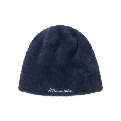 thisisneverthat Shaggy No Cuff Beanie "Navy"