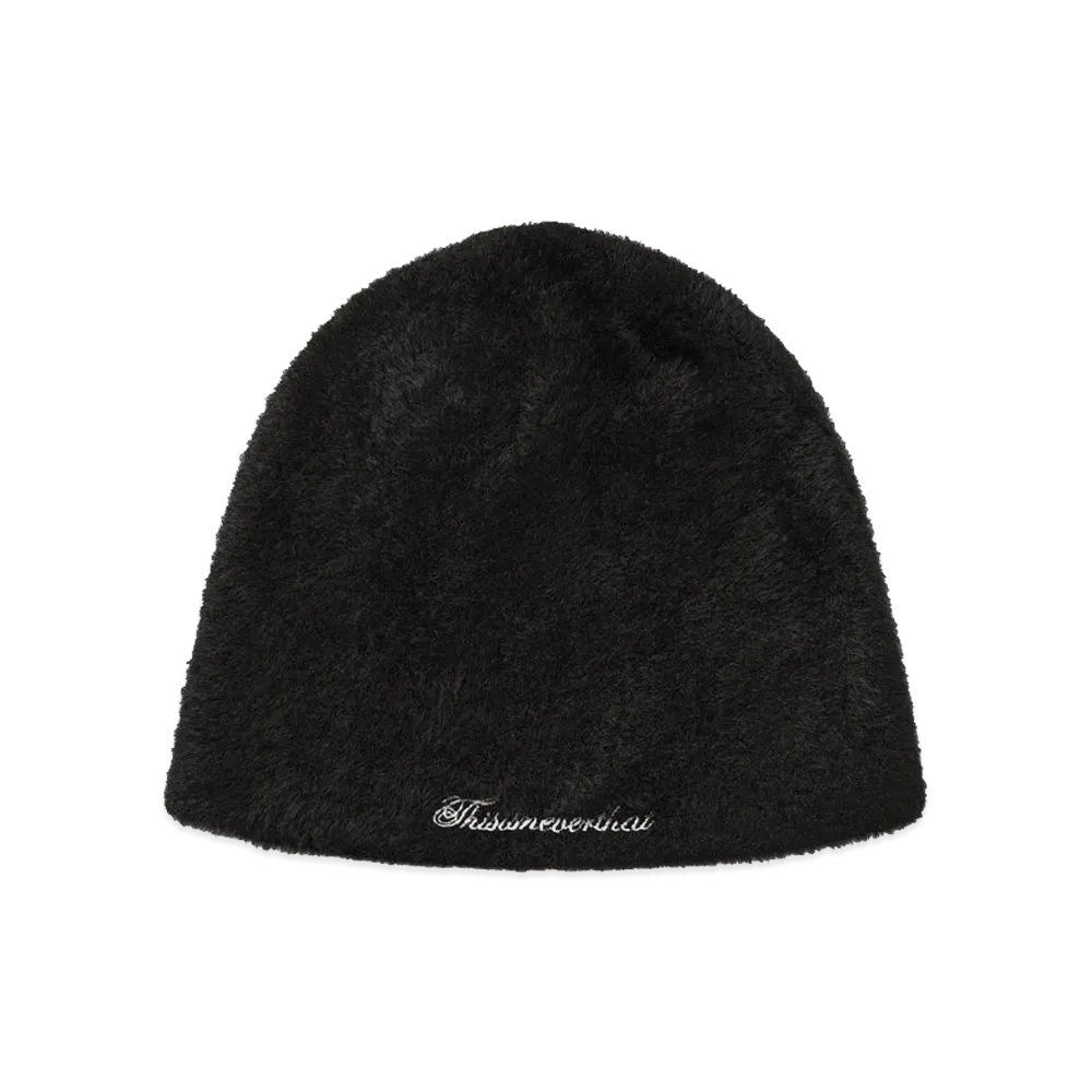 thisisneverthat Shaggy No Cuff Beanie "Off Black"