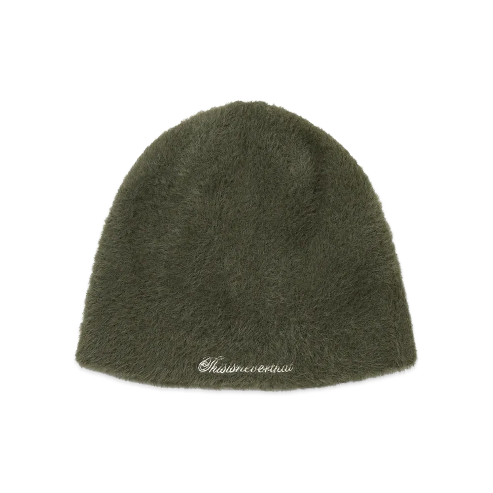 thisisneverthat Shaggy No Cuff Beanie "Olive"