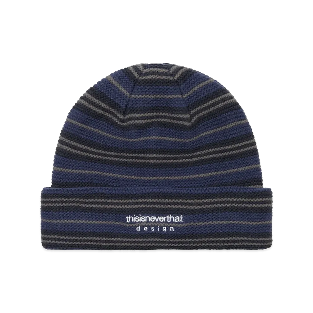 thisisneverthat Striped Knit Beanie "Blue"