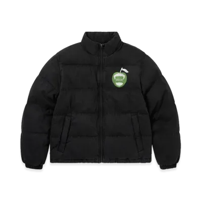 thisisneverthat x UNDERCOVER Washed Denim Down Jacket "Black"
