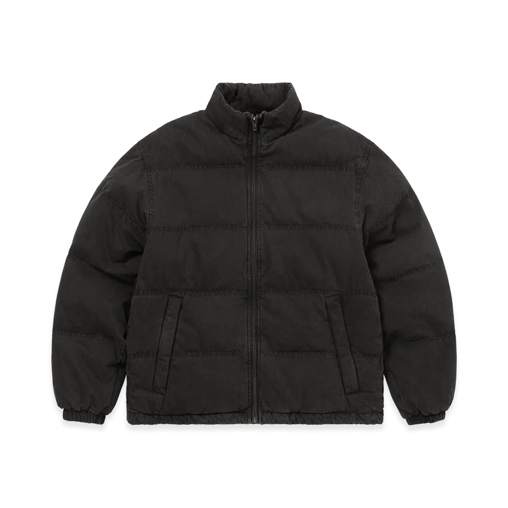 thisisneverthat Washed Denim Down Jacket "Black"