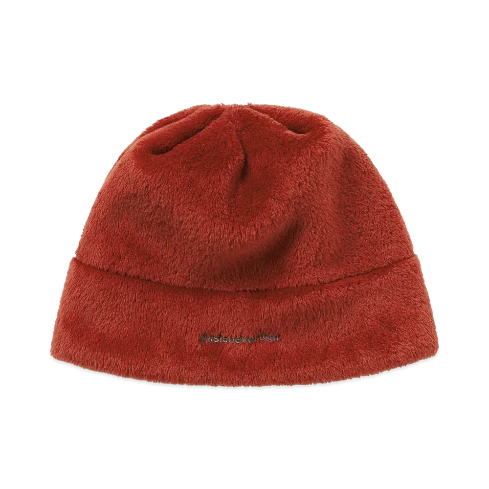 thisisneverthat POLARTEC High Loft Fleece Beanie "Red"