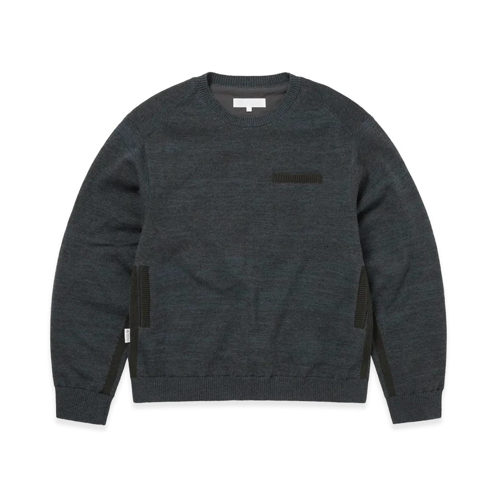thisisneverthat Gore-Tex Windstopper Knit Crew "Dark Brown"
