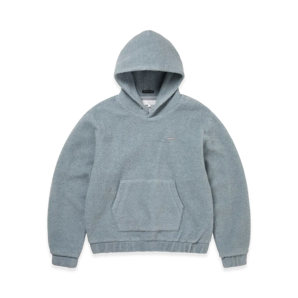 thisisneverthat Gore-Tex Windstopper Wool Fleece Hoodie "Light Blue"
