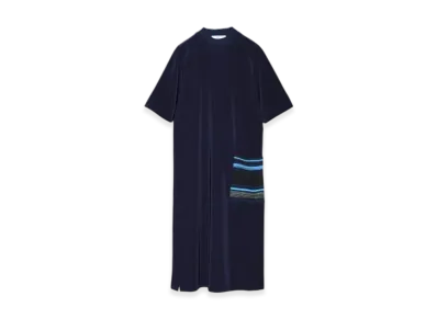 TOGA PULLA Pique Jersey Dress "Navy"