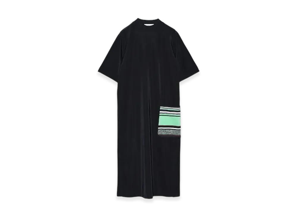TOGA PULLA Pique Jersey Dress "Black"