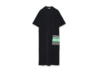 TOGA PULLA Pique Jersey Dress "Black"