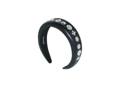 TOGA TOO Leather Headband "Black"