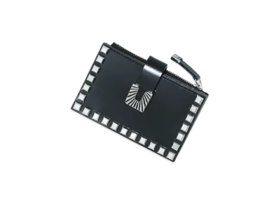 TOGA TOO Leather Wallet Studs Small "Black"