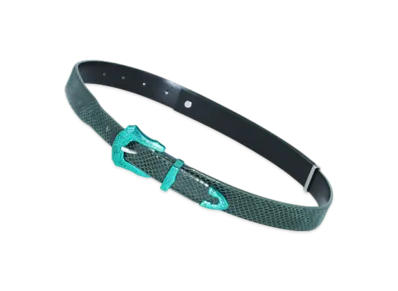 TOGA TOO Leather Belt "Green"