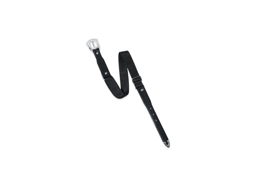 TOGA TOO Leather Nylon Belt "Black"