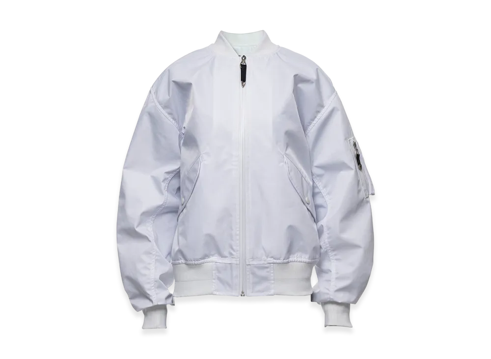 TOGA x PHENIX Type P-012 Hybrid MA-1 Spindle Blouson Jacket "White"