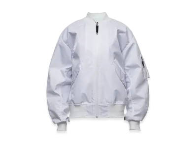 TOGA x PHENIX Type P-012 Hybrid MA-1 Spindle Blouson Jacket "White"
