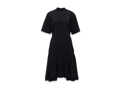 TOGA x PHENIX Type P-001 Reconstructed Military Layered Dress "Black"