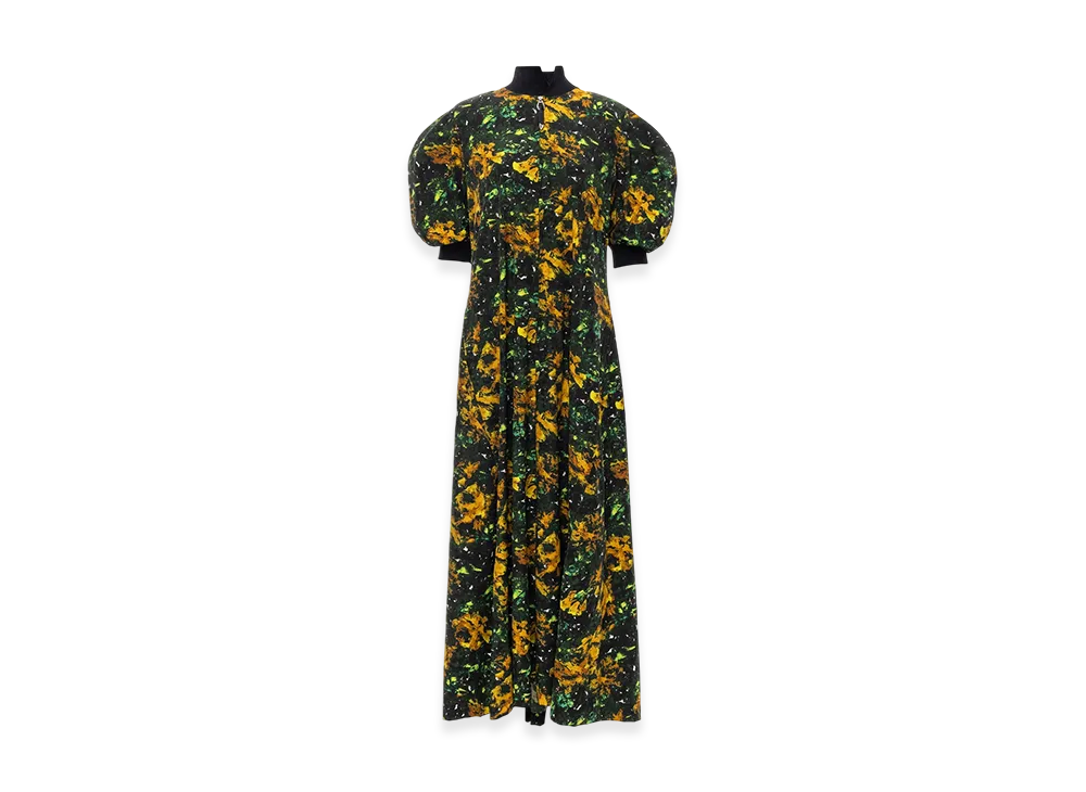 TOGA x PHENIX Type P-002 Pleated Hybrid Kimono Dress "Multi"