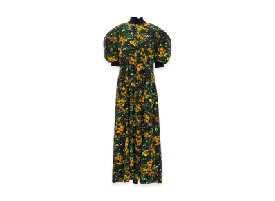 TOGA x PHENIX Type P-002 Pleated Hybrid Kimono Dress "Multi"