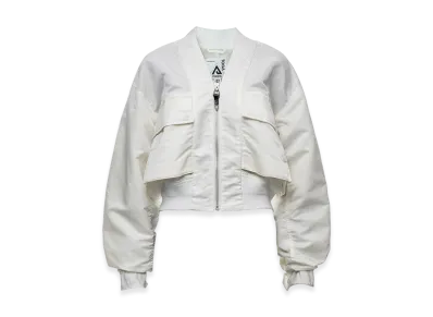 TOGA x PHENIX Type P-011 Convertible Utility Tech Shirt Jacket "White"