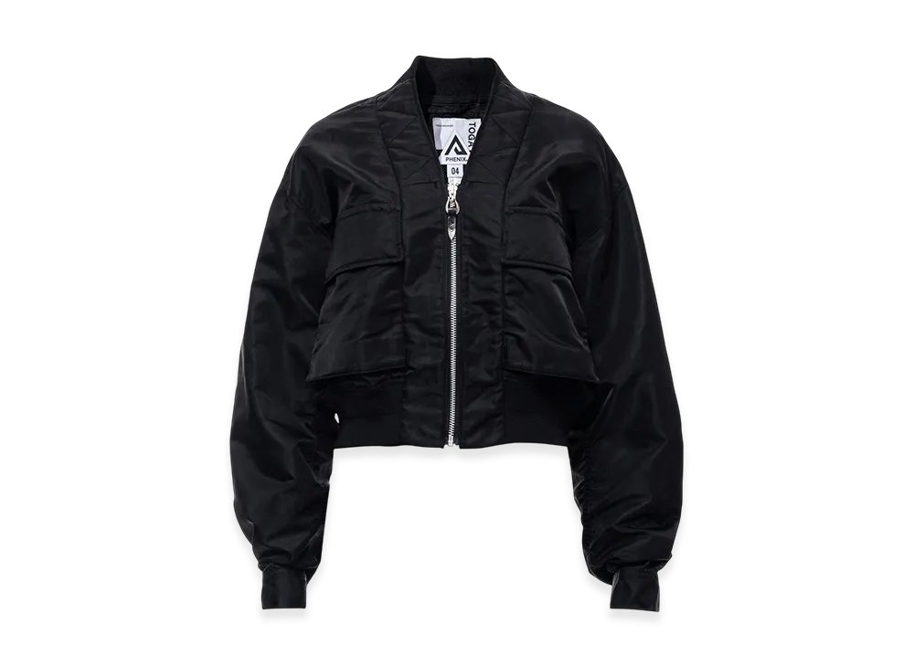 TOGA x PHENIX Type P-011 Convertible Utility Tech Shirt Jacket "Black"