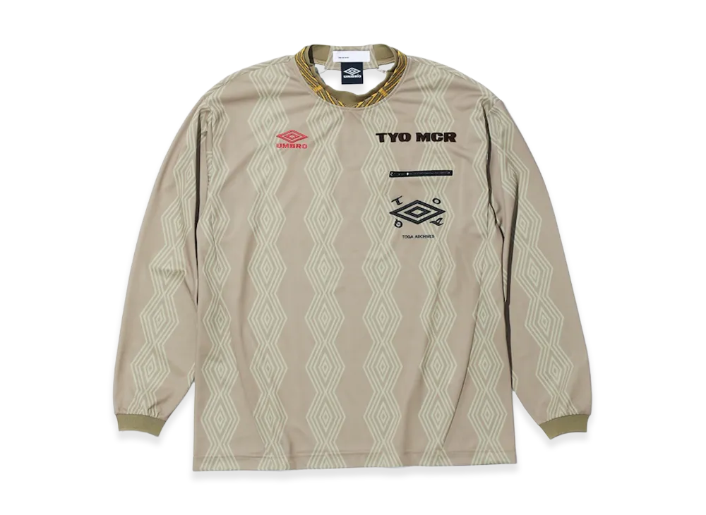 トーガ x アンブロ ゲームシャツ ロングスリーブ "ベージュ"