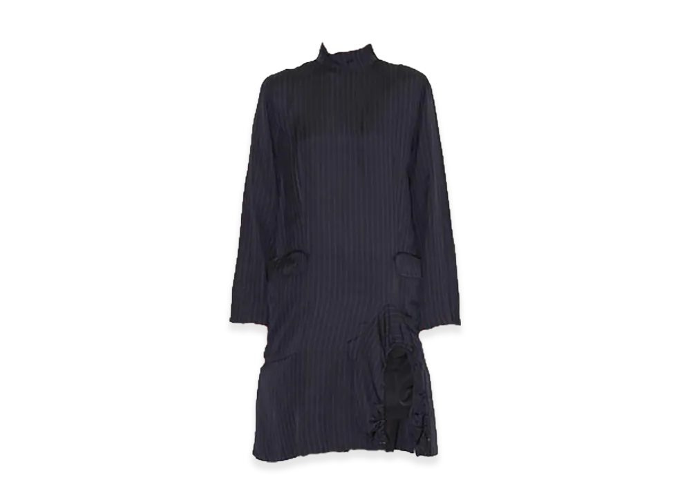 TOGA PULLA Women's Cupra Stripe Dress "Navy"