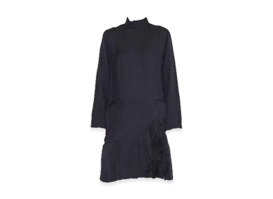 TOGA PULLA Women's Cupra Stripe Dress "Navy"