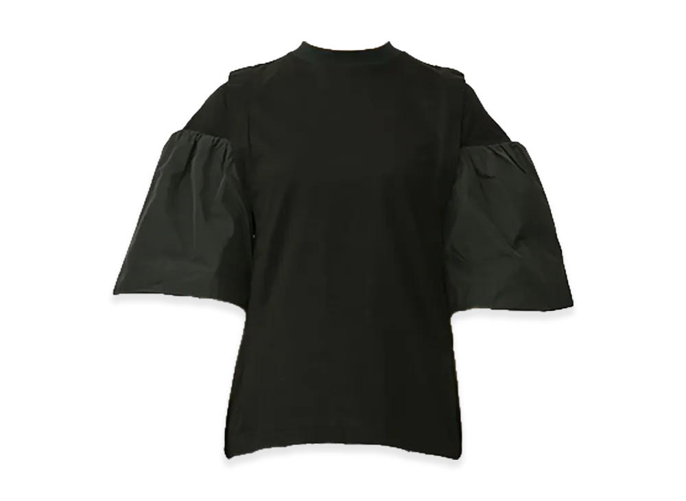 TOGA PULLA Women's Cotton Jersey T-Shirt "Black"