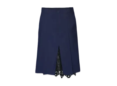 TOGA VIRILIS OX Lace Skirt "Navy" TP242-FG217
