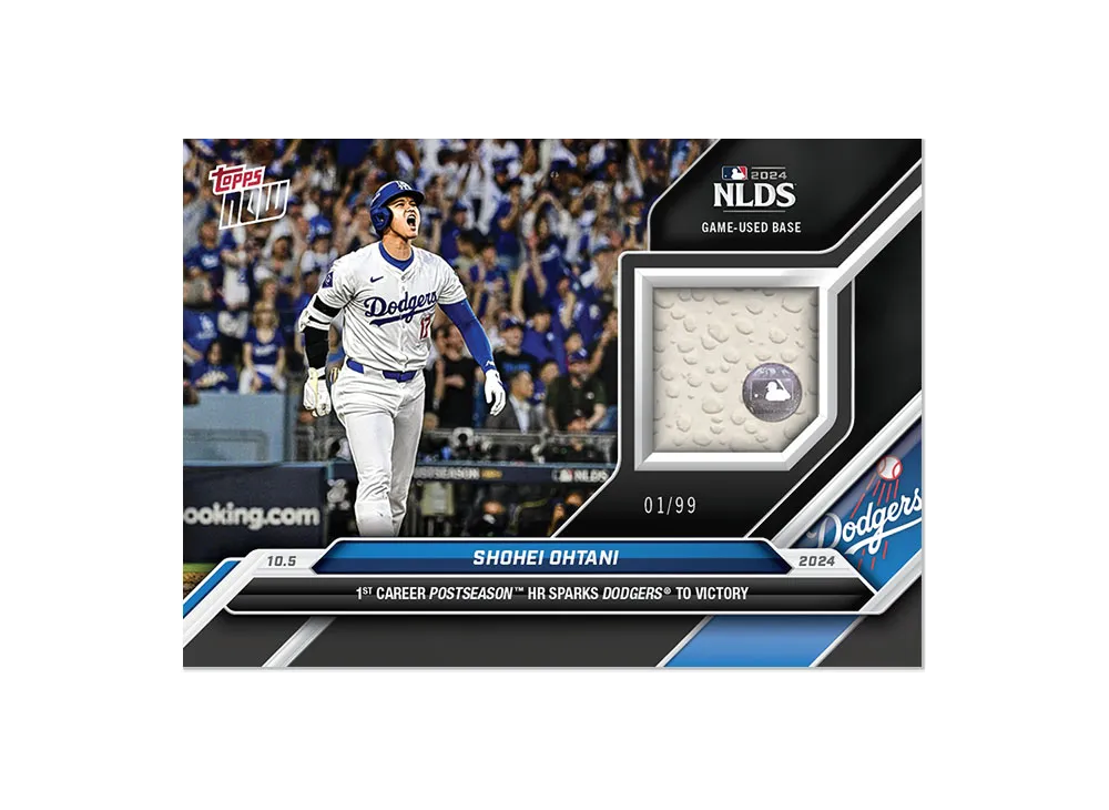 大谷翔平 ブラック [801](2024 MLB トップスナウカード「ゲームユーズド ベースレリック」)