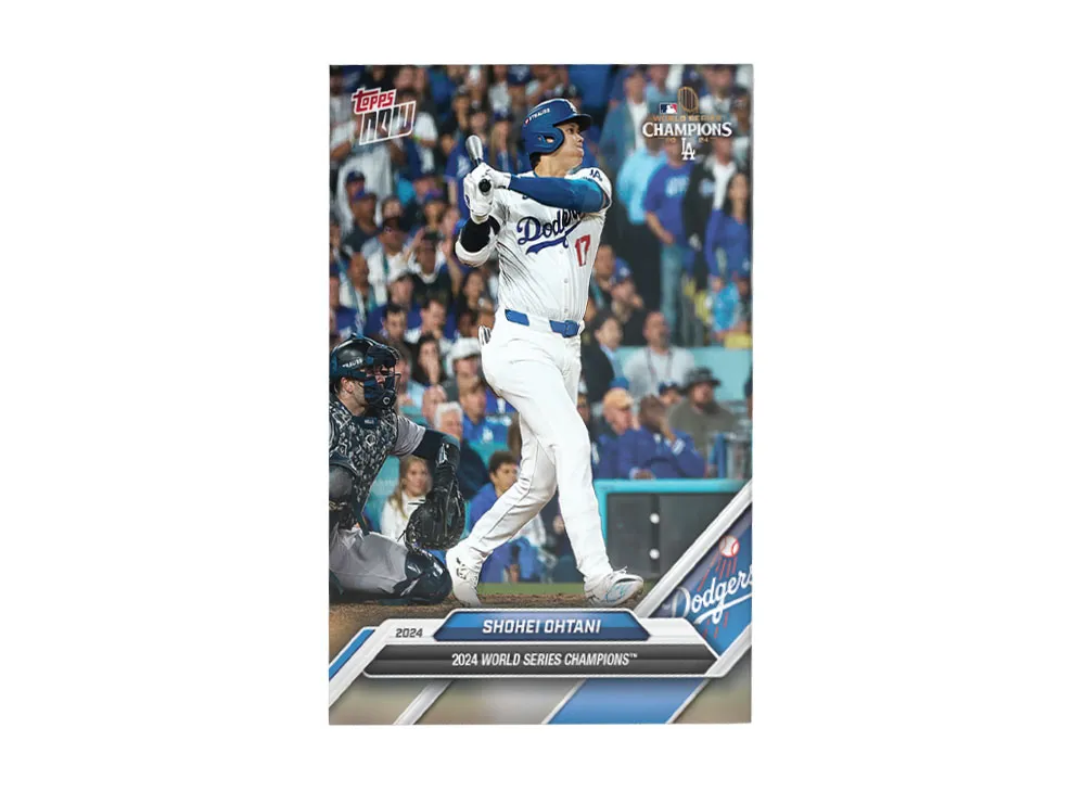 大谷翔平 (2024 MLB トップスナウカード ロサンゼルスドジャース 2024 ワールドシリーズチャンピオンズ)
