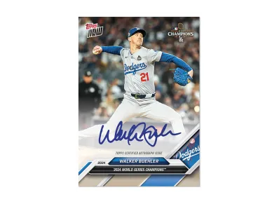 ウォーカービューラー (2024 MLB トップスナウカード ロサンゼルスドジャース 2024 ワールドシリーズチャンピオンズ)