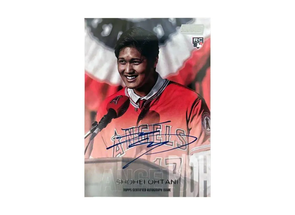 大谷翔平 直筆サイン入り [SCA-SO](2018 トップス アメス)