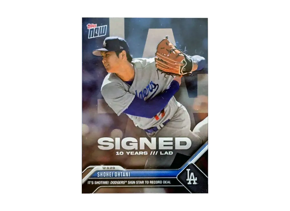 大谷翔平 SP [OS-21](2023 MLB トップスナウ JPカード)