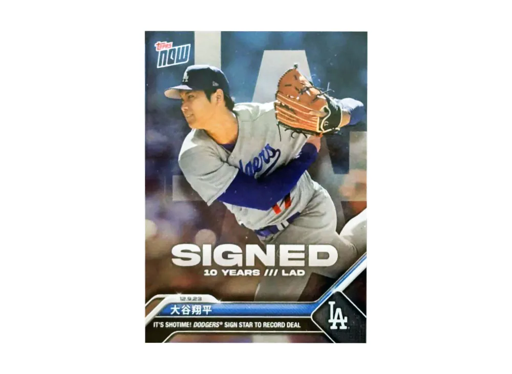 大谷翔平 SSP [OS-21](2024 MLB トップスナウ JPカード)