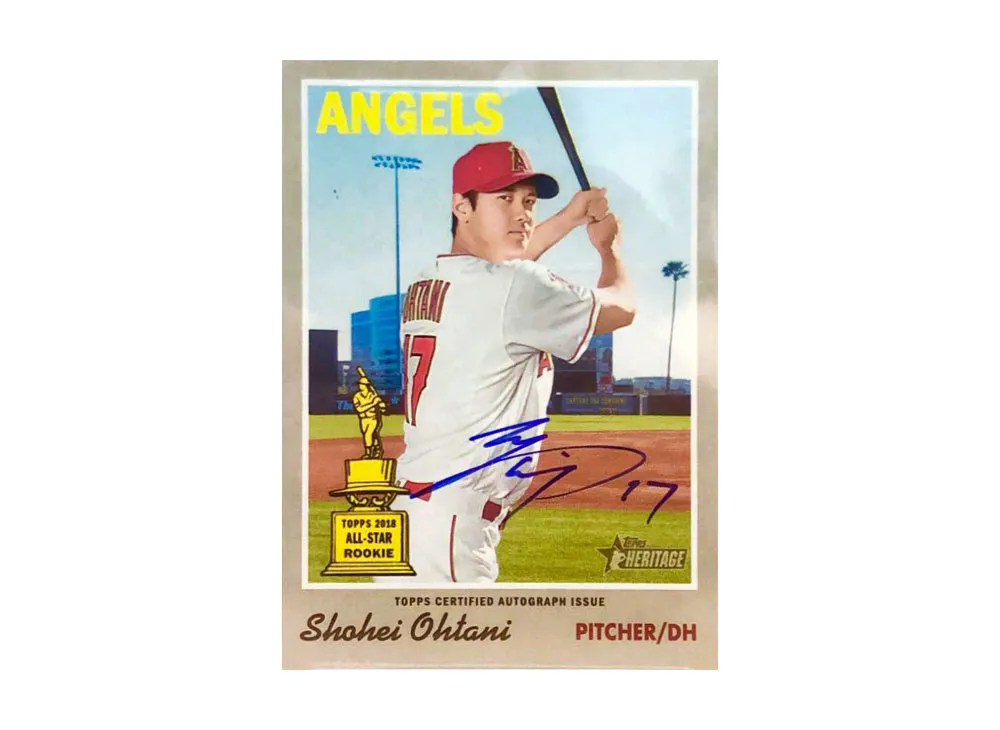 大谷翔平 直筆サイン入り [ROA-SO](2019 トップス ヘリテージ)