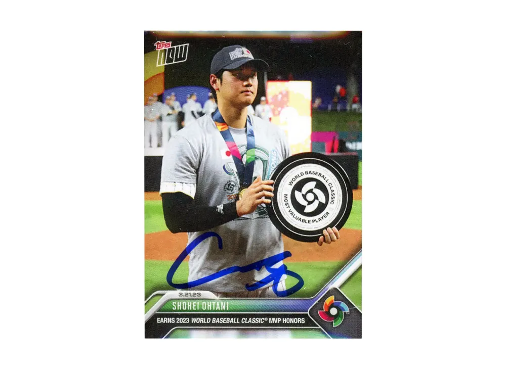 大谷翔平 直筆サイン入り [WBC73](2023 トップスナウ)