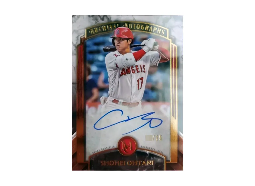 大谷翔平 直筆サイン入り [/25 AA-SO](2022 トップス ミュージアム コレクション アーカイバル)