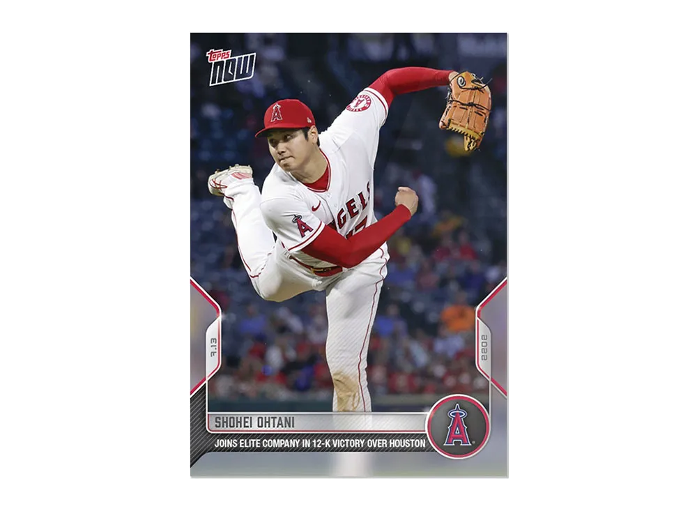 大谷翔平 [525](2022 MLB トップスナウ JPカード)