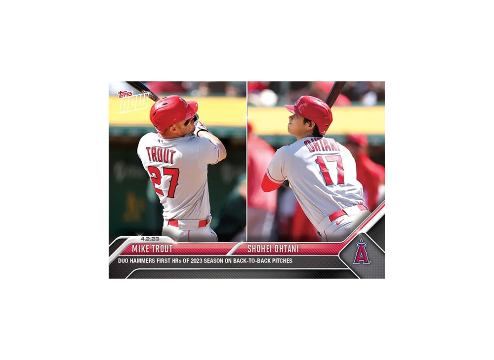 マイクトラウト / 大谷翔平 [36](2023 MLB トップスナウ JPカード)