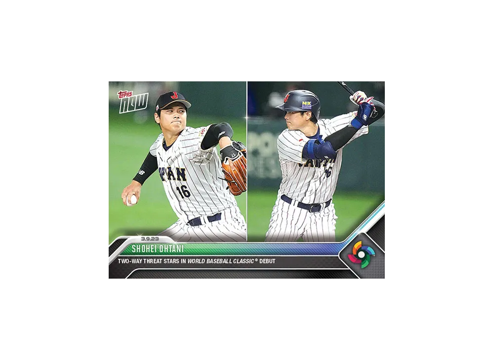 大谷翔平 [8](2023 WBS トップスナウ JPカード)