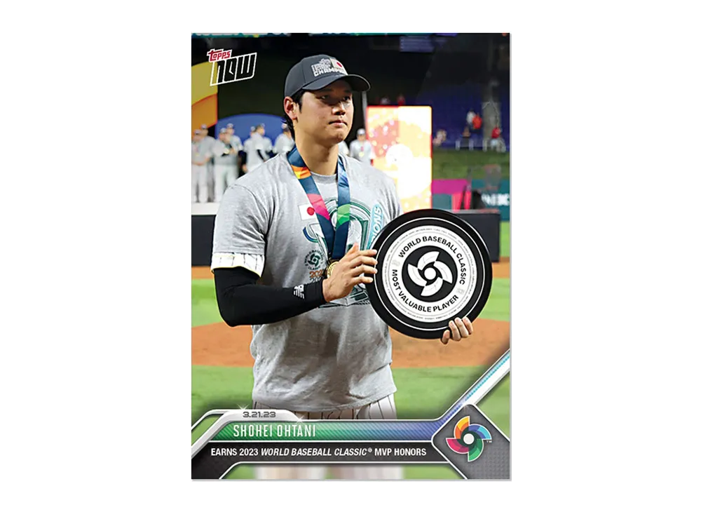 大谷翔平 [73](2023 WBS トップスナウ JPカード)