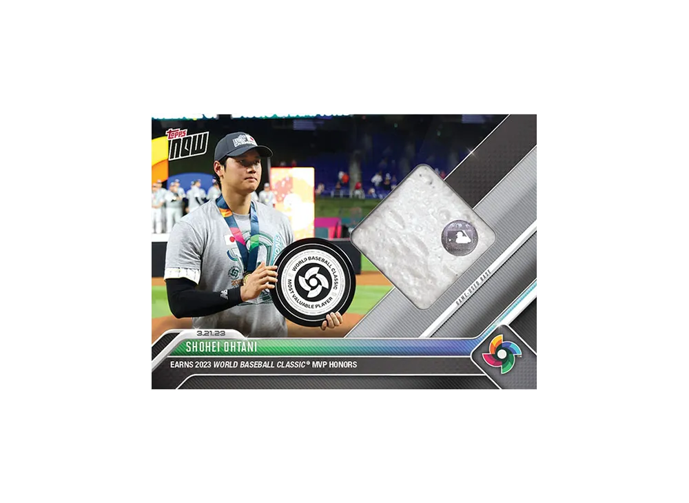 大谷翔平 [WBC-73A](2023 WBS トップスナウカード "ゲームユーズド ベースレリック # to 99")