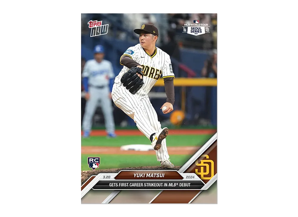 松井裕樹 [2](2024 MLB トップスナウ JPカード)