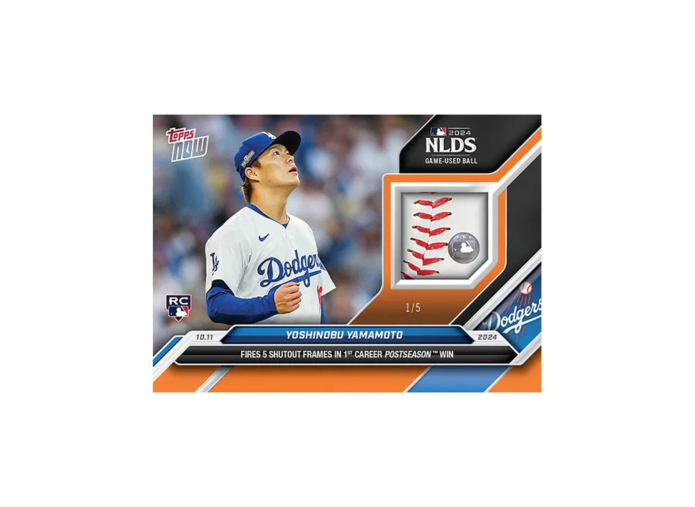 山本由伸 [826](2026 MLB トップスナウカード - LOOK FOR RELICS!)