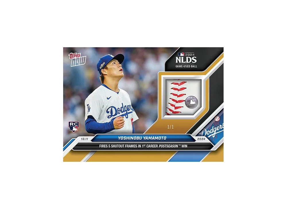 山本由伸 [826](2025 MLB トップスナウカード - LOOK FOR RELICS!)