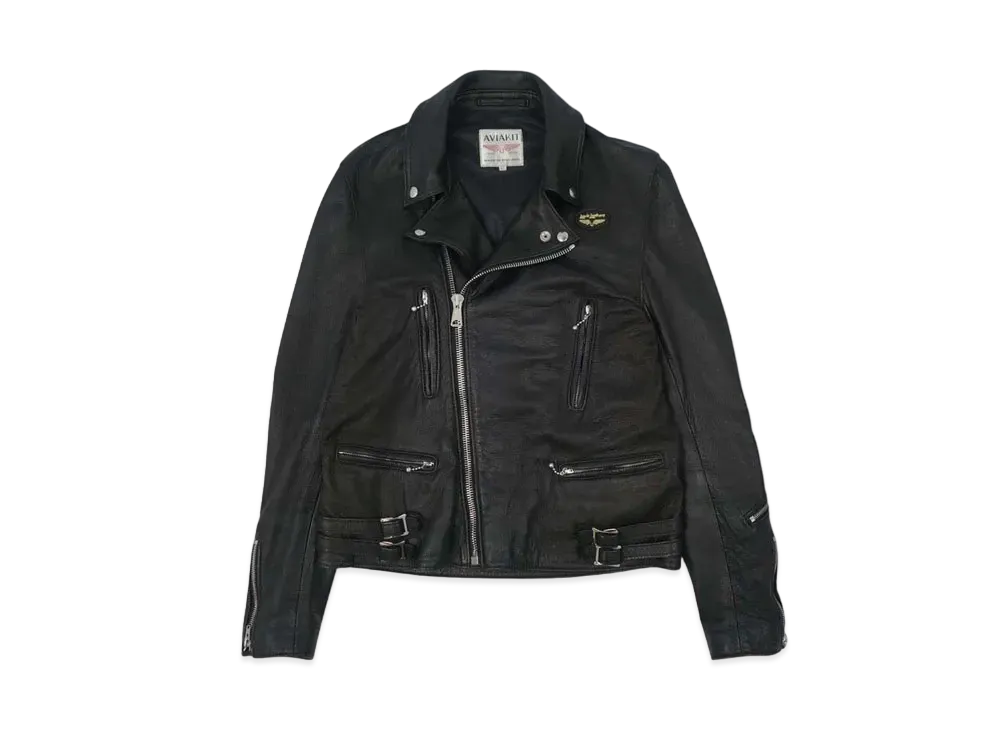 THE REAL McCOY'S Lewis Leathers Cyclone Jacket "Black"