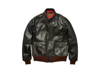 THE REAL McCOY'S Type A-2 Redsilk "Seal Brown"