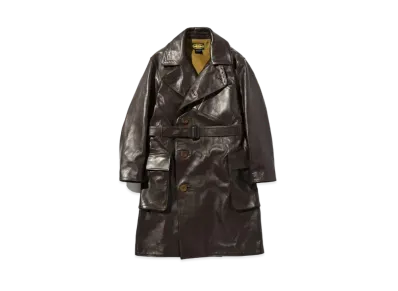THE REAL McCOY'S Ww1 Horsehide Aviator Coat "Brown"