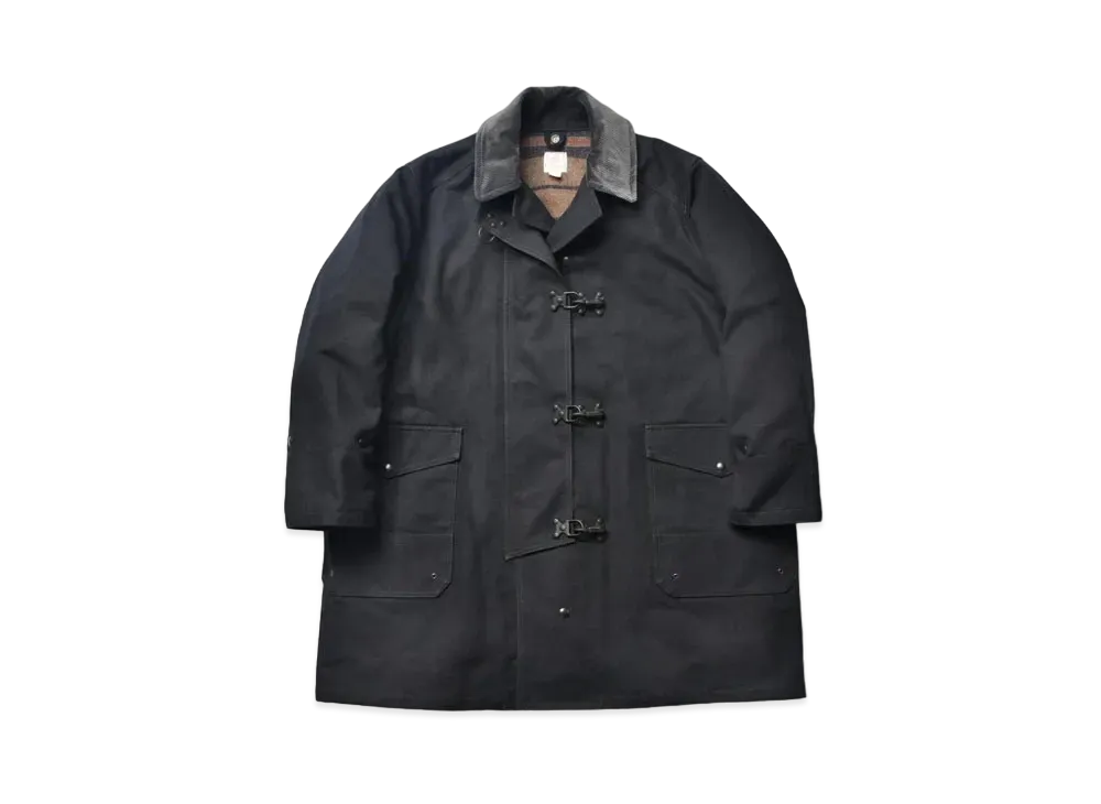 THE REAL McCOY'S Fireman Coat "Black"