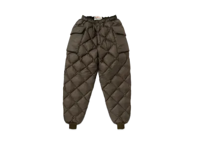 THE REAL McCOY'S Nylon Quilted Down Trousers "Olive"